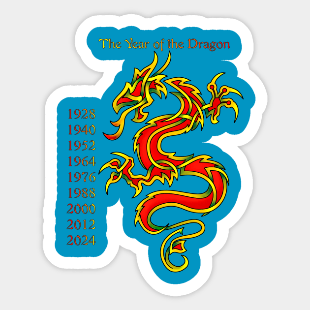 Chinese Dragon Sticker by KnotYourWorld4